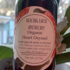 Organic Heart Healing Oxymel