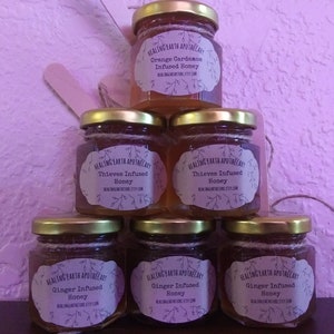 Herbal infused honey