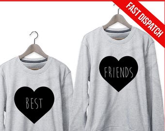 Beste freunde pullover Etsy