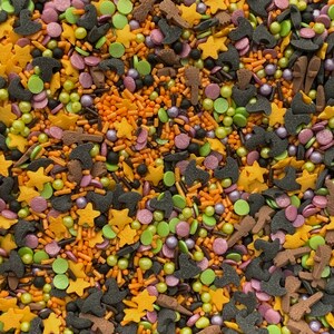 Witches Brew Halloween sprinkle mix. Cake decorating, cupcake sprinkle mix | Witches Brew