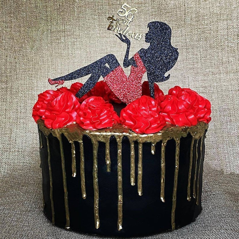 Sitting Girl Cake Topper Custom Made Etsy