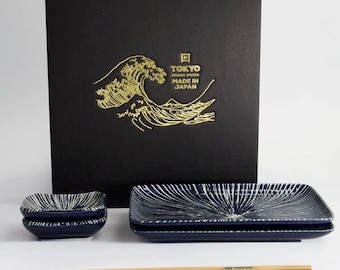 Blue Tokusa Sushi Giftset 6pcs