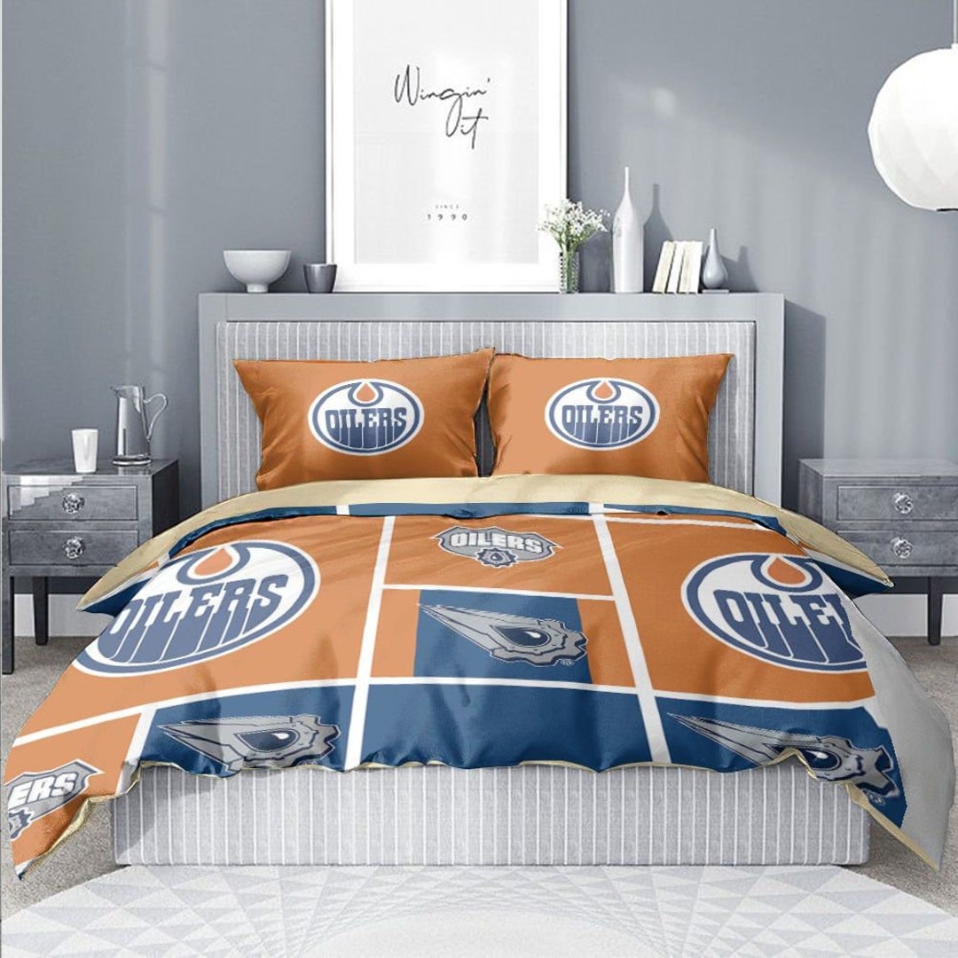 Edmonton Oiiers Duvet Cover Bedding Set BD272 Etsy