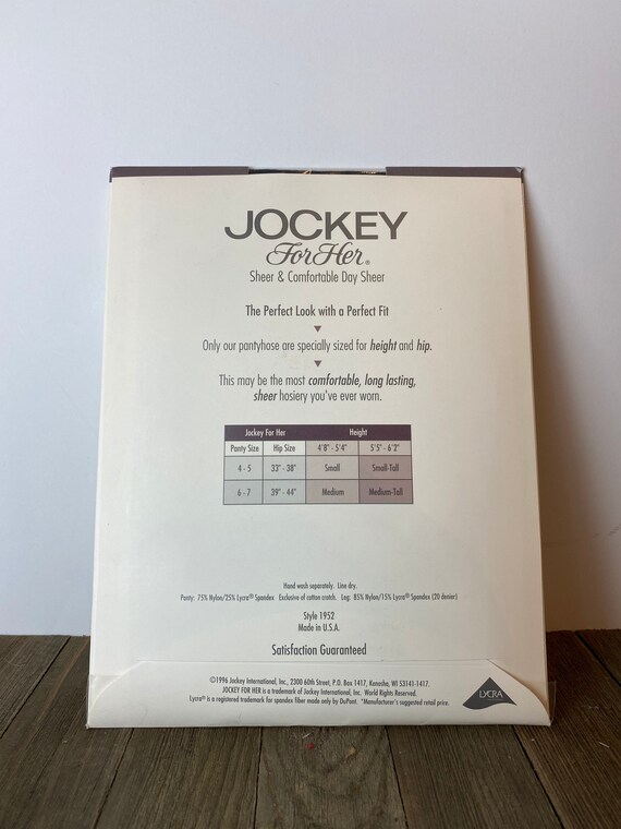 Vintage Jockey For Her Control Top Panty NOS Vintage … Gem