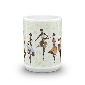 Unique coffee mugs emblazoned with indigenous cultural african art: Sisi Gorimampa Vol IV, Party favors, Wedding favors, Birthday Gift image 1