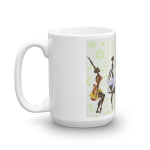 Unique coffee mugs emblazoned with indigenous cultural african art: Sisi Gorimampa Vol IV, Party favors, Wedding favors, Birthday Gift image 3