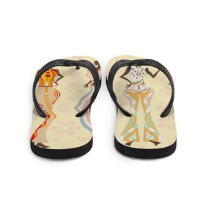 Fun and durable flip flops with unique nigerian art design: Sisi Gorimampa Volume VIII cultural african art image 4