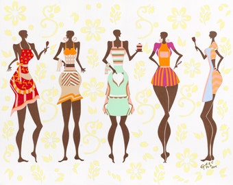 Cultural Art Wall Decor Print: Sisi Gorimampa Vol X African Art Print
