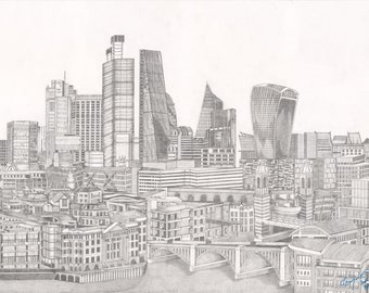 City Scape Wall decor - London UK