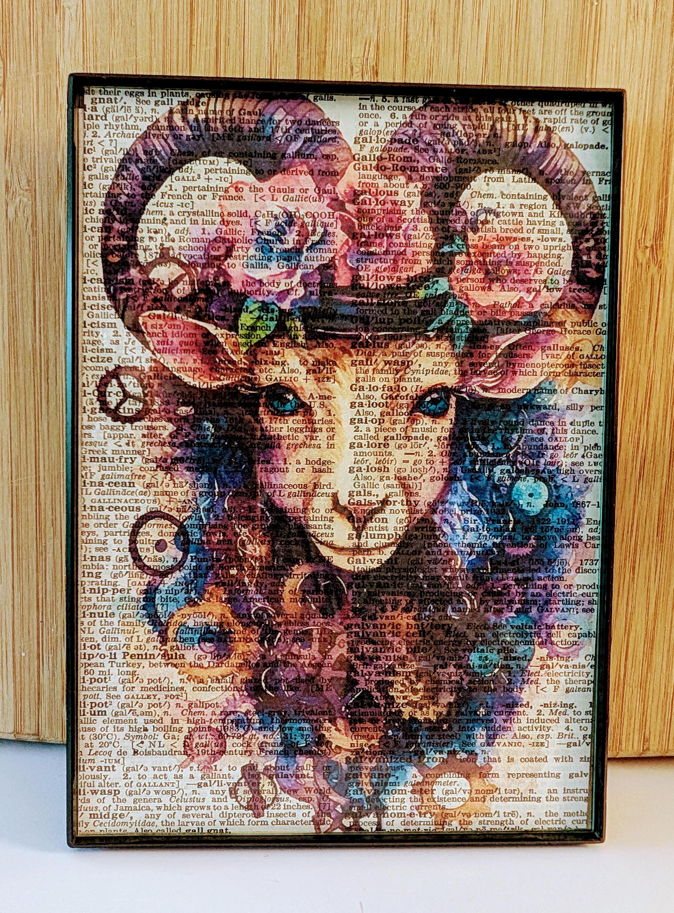 Steampunk Ram - Book Page Print, 5x7 - Etsy