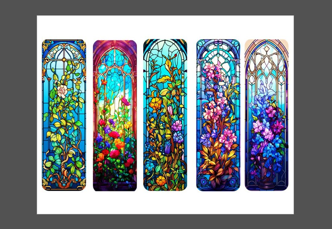 Fantasy Window Bookmarks, Set of Ten! - Etsy