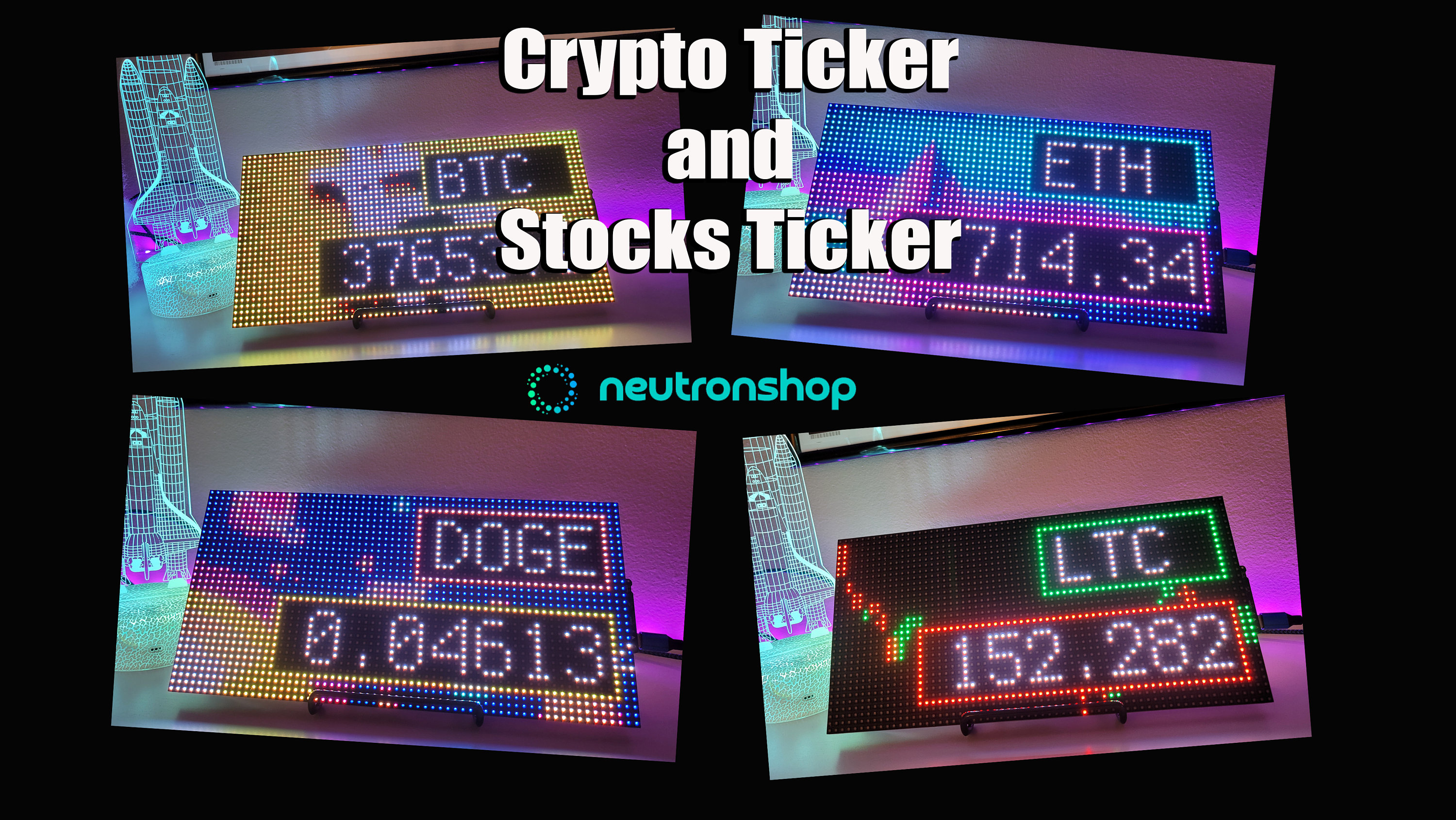 Krypto & Stocks Ticker Anzeige, Live Bitcoin Preis, BTC Ticker - Etsy  Schweiz