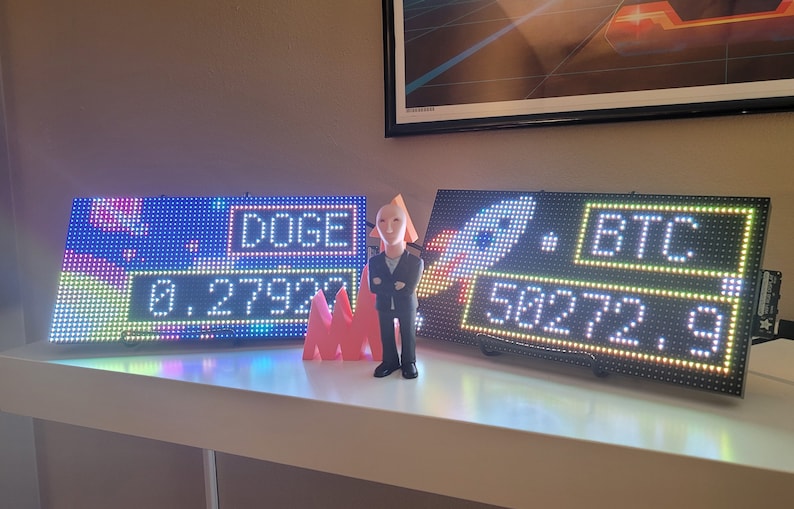 Bitcoin Ticker Crypto Ticker Live Prices Etsy