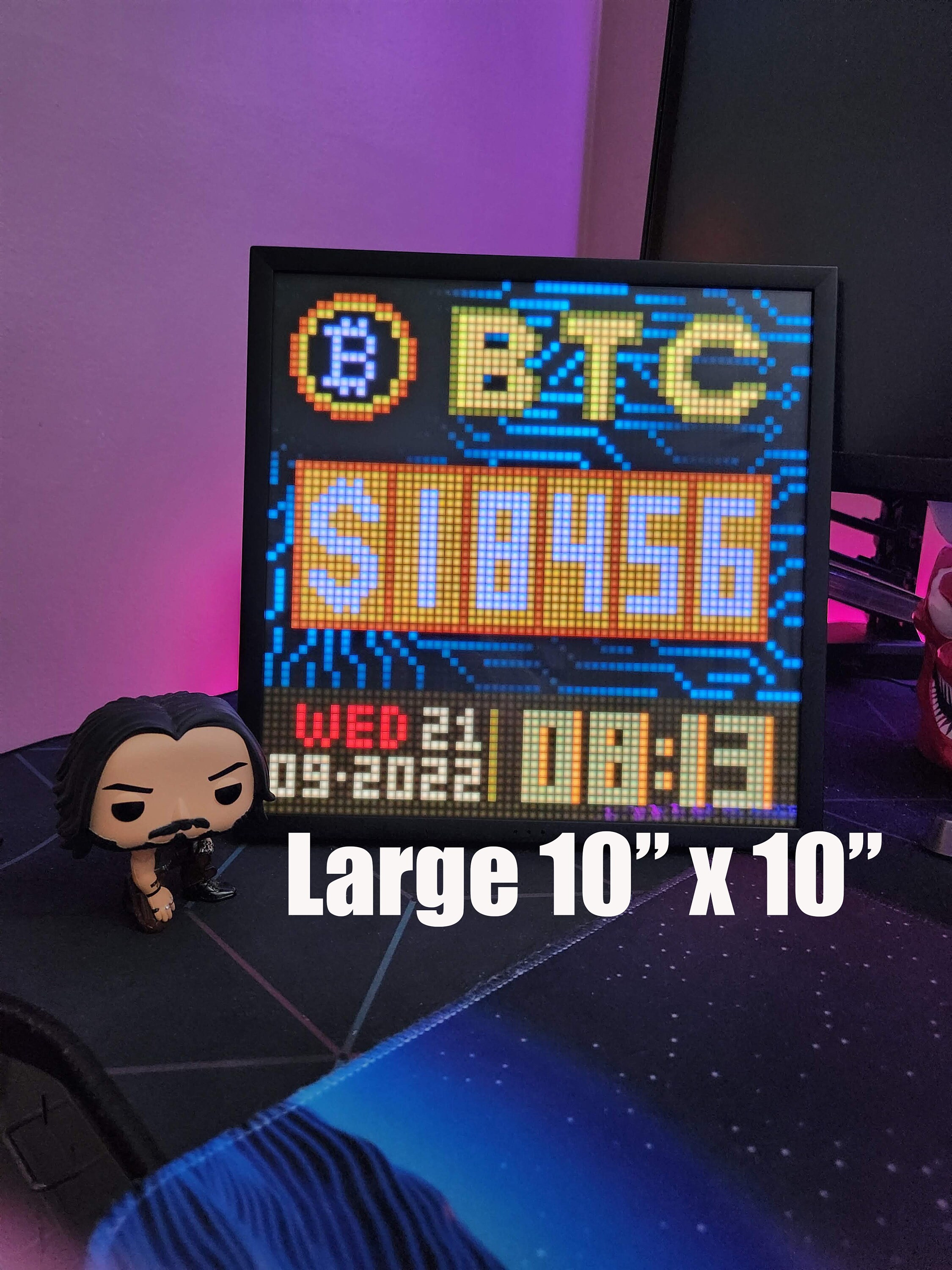 Led Ticker Bitcoin $ Price Tracker Using ESP32 & OLED Display Stock Ticker  Display