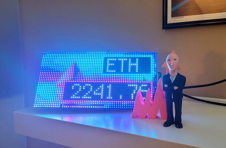 Bitcoin Ticker Crypto Ticker Live Prices Etsy