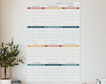 Wall Planner 2024, Large Wall Calendar, Student Planner,