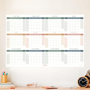 Large Wall Calendar For Home Office Organization