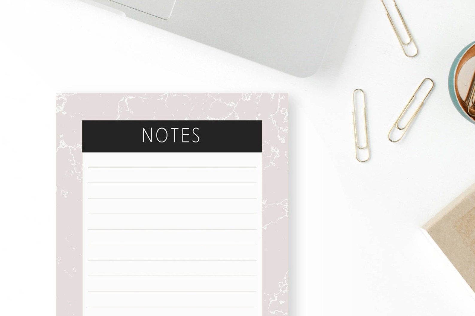 Minimalist Notepad Student To Do Notepad College Notepad Etsy