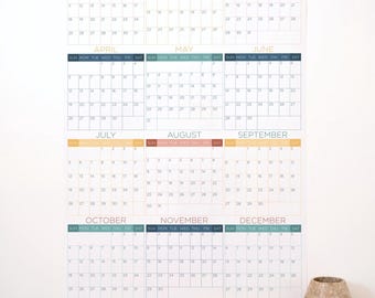 2026 Modern Wall Planner | Large Full Year Organizational Calendar