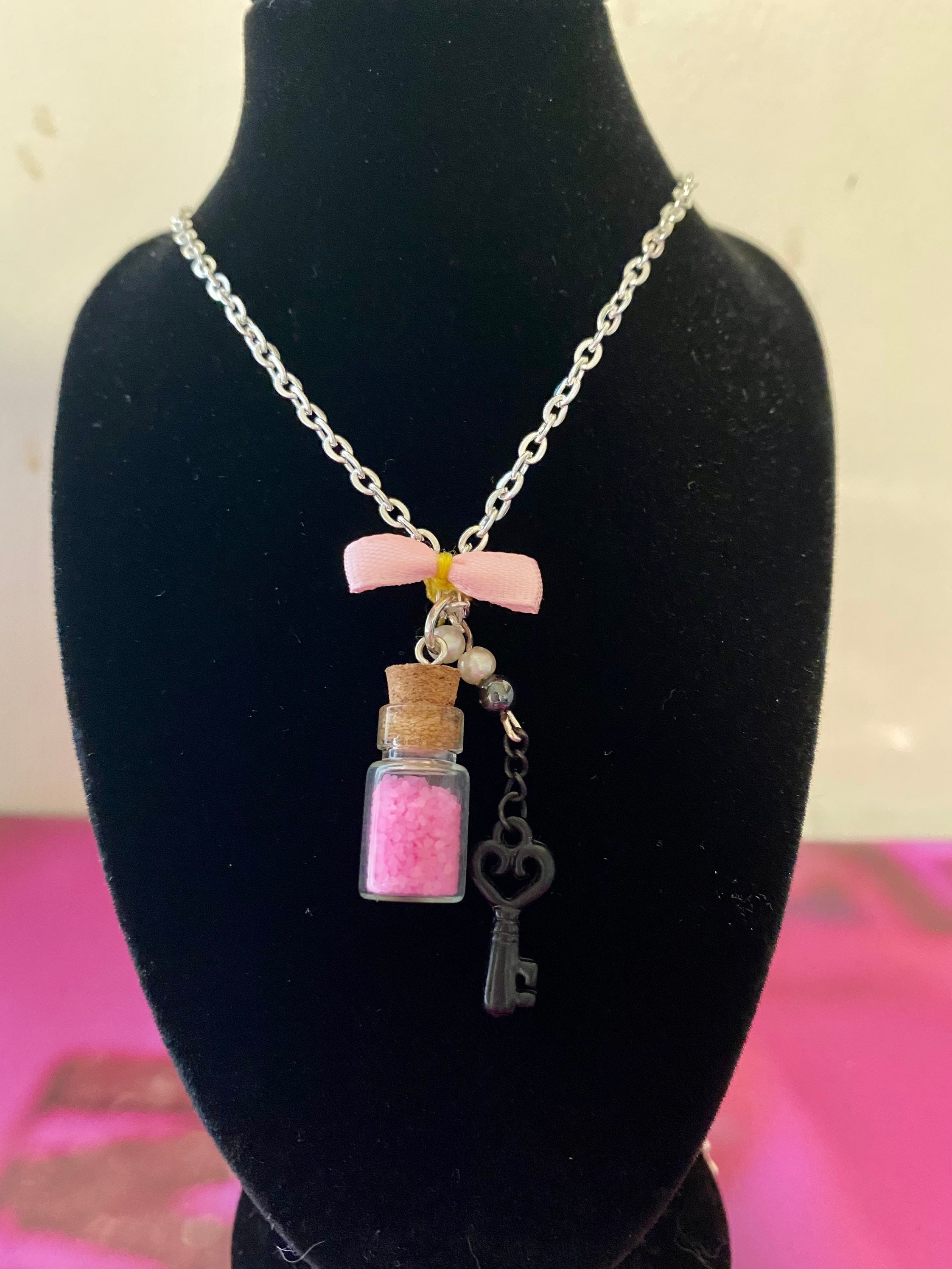 Mini Bottle Pendant - Etsy