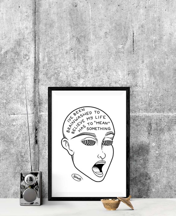 Brainwashed Meaning Printable Wall Art Digital Print Digital Etsy
