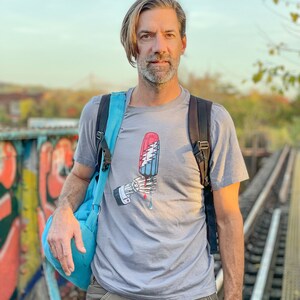 Grateful Dead Rocket Pop T-Shirt – Unisex Band Tee, Deadhead Shirt, Music Festival Top, Ice Cream Graphic Tee, Licensed image 2