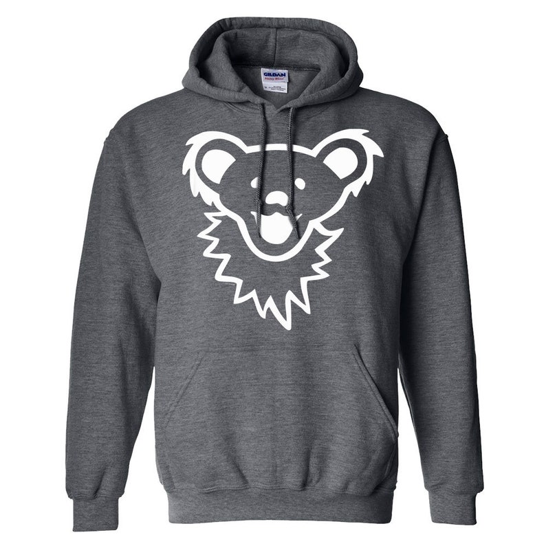 Dancing Bear Face Unisex Hoodie Grateful Dead Hoodie - Etsy