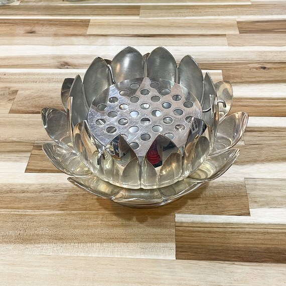 Vintage Mid-Century Reed & Barton Water Lily Flow… - image 2