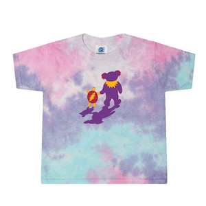 Grateful Dead Terrapin & Bear Tie Dye Toddler T DELIVERY END of MAY