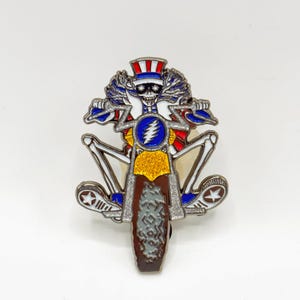 Grateful Dead Psycle Sam Enamel Pin – Deadhead Pin, Psycle Sam Collectible Pin, Band Enamel Pin, Officially Licensed Grateful Dead Hat Pin