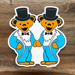 Naklejka Grateful Dead Wedding Bears Two Grooms