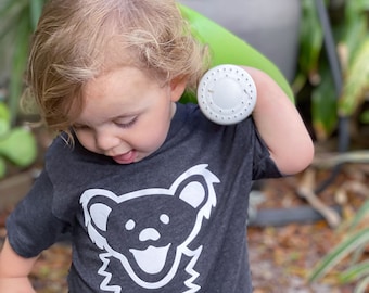 Grateful Dead Dancing Bear Face Toddler T Shirt