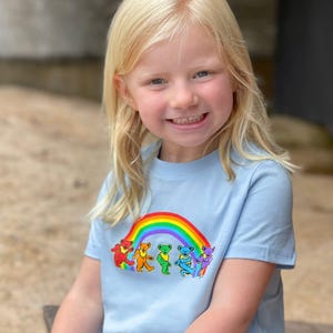 Grateful Dead Rainbow Bears Toddler T