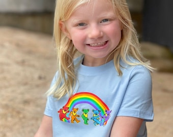 Grateful Dead Rainbow Bears Toddler T