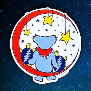 Naklejka Grateful Dead Grateful Moon