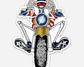 Adesivo Psycle Sam do Grateful Dead
