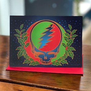 Grateful Dead, volez votre houx Carte de vœux