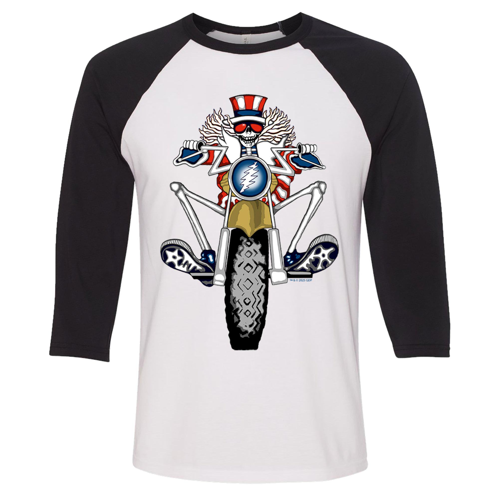 80’s 90's Grateful Dead Raglansleeve Vintage 80's Grateful Dead Raglan Concert T-Shirt Size S