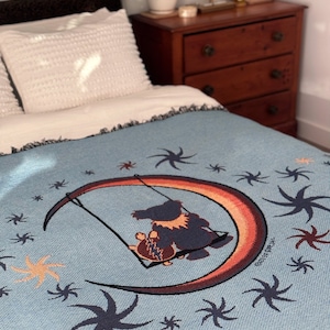 Grateful Dead Moon Swing Woven Cotton Blanket