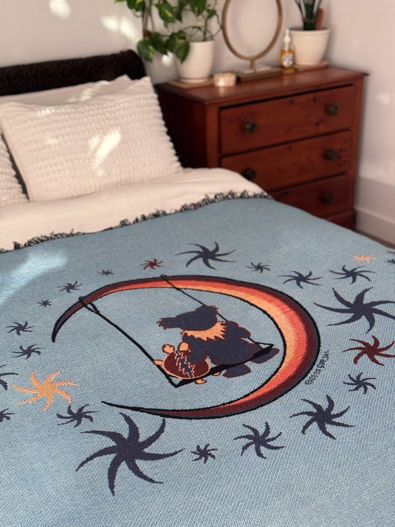 Grateful Dead Moon Swing Woven Cotton Blanket