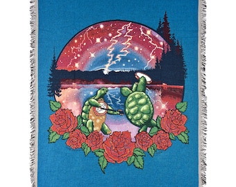 Grateful Dead Terrapin Lake Woven Cotton Blanket