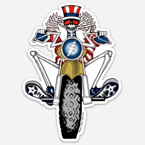 Grateful Dead Small Psycle Sam Sticker
