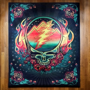 Grateful Dead Scarlet Fire Area Rug