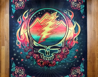 Grateful Dead Scarlet Fire Area Rug