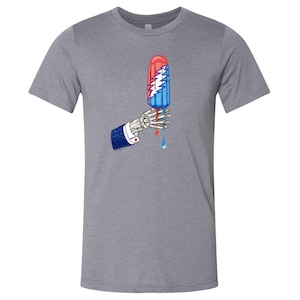 Grateful Dead Rocket Pop T-Shirt – Unisex Band Tee, Deadhead Shirt, Music Festival Top, Ice Cream Graphic Tee, Licensed Storm
