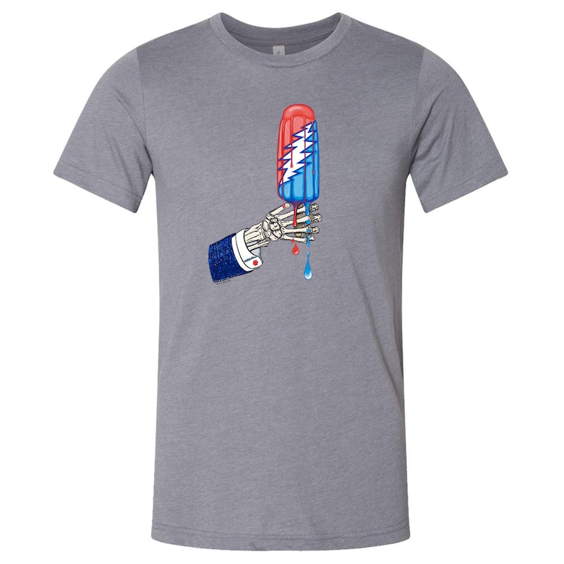 Grateful Dead Rocket Pop T-Shirt – Unisex Band Tee, Deadhead Shirt, Music Festival Top, Ice Cream Graphic Tee, Licensed Storm