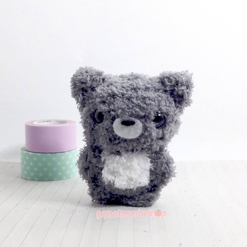 kawaii wolf plush