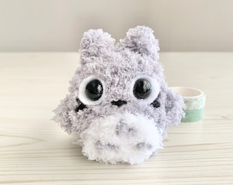 Fluffy Monster Plush - Amigurumi Monster - Kawaii Plush - Stuffed Animal - Cute Gift Idea - Cute Amigurumi - Mini Monster - Crochet Monster