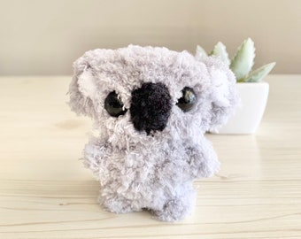 Fluffy Koala - Amigurumi Koala - Cute Plushies - Gifts For Teens - Koala Plush - Stuffed Animal - Crochet Koala - Cute Gift Idea