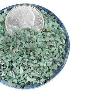 Natural Emerald Crushed Raw Gemstone May Birthstone Raw Rough Crystal Powder Healing Crushed Powder For Sale Making Handcraft 50 Gram Pack